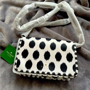 Kate Spade animal print crossbody bag. New with tags!